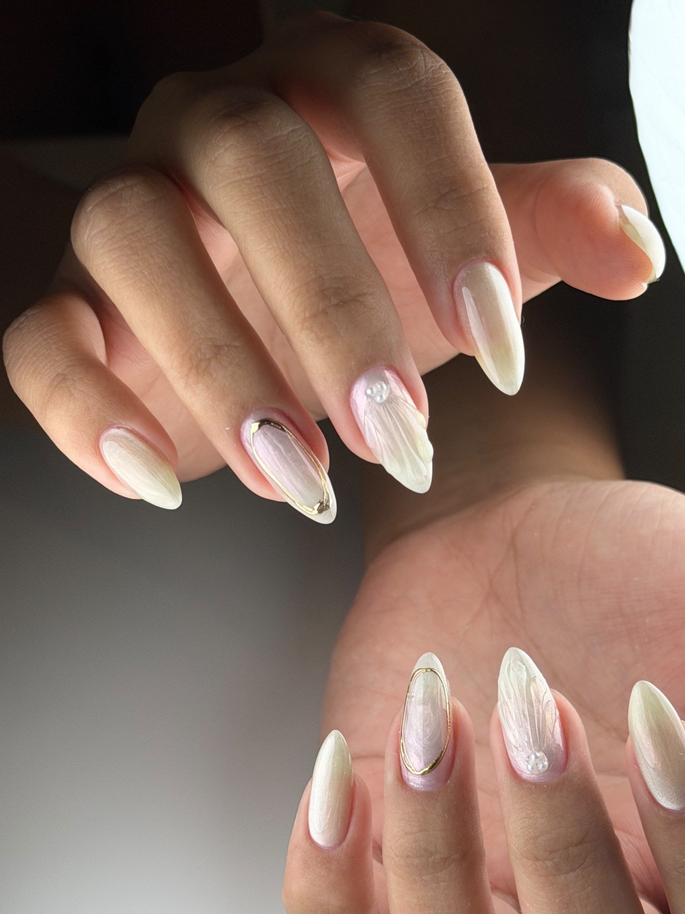Manicura rusa combinada — trabajo realizado en MUSE Studio